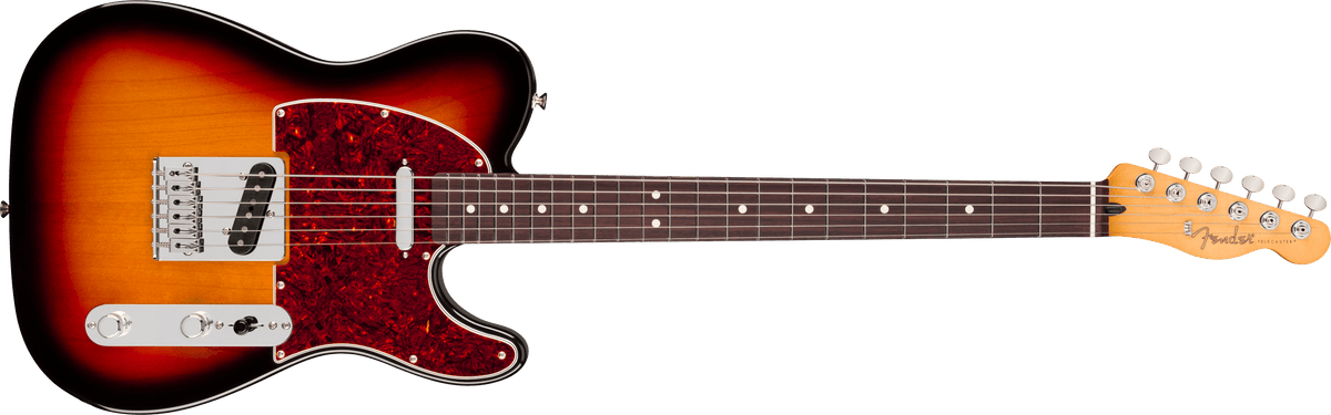 Fender 75th Anniversary Player II Baritone Telecaster - Rosewood, 3-Color Sunburst - full instrument