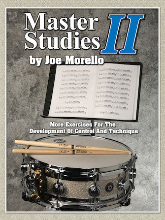 Joe Morello Master Studies II - More Exercises for the Development of Control and Technique