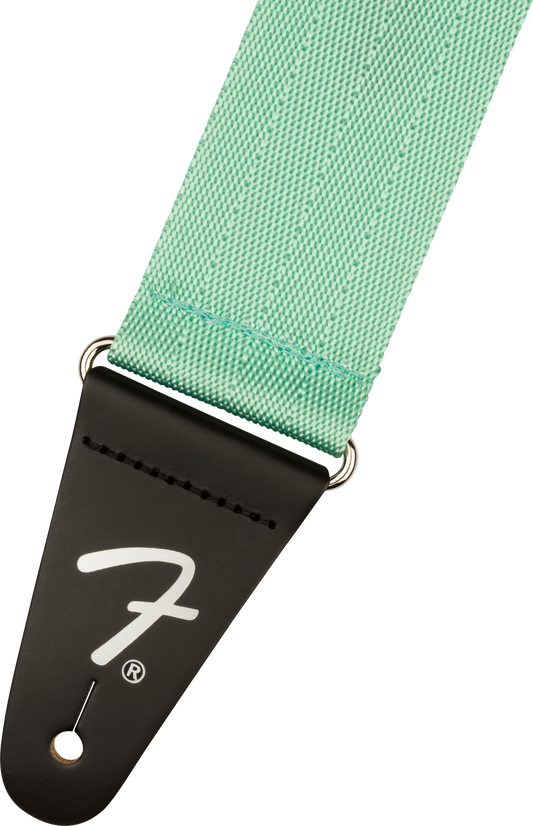 Fender 2 Inch American Professional Seat Belt Strap, Mystic Surf Green