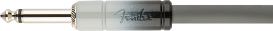 Fender Ombré Instrument Cable, Straight/Straight, 10', Silver Smoke