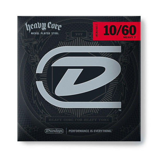 DUNLOP Heavy Core Electric Guitar 7 Strings 10-60