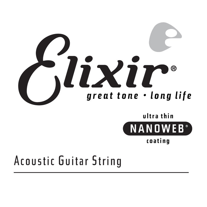 Elixir 15153 Nanoweb Single .053 80/20 Bronze