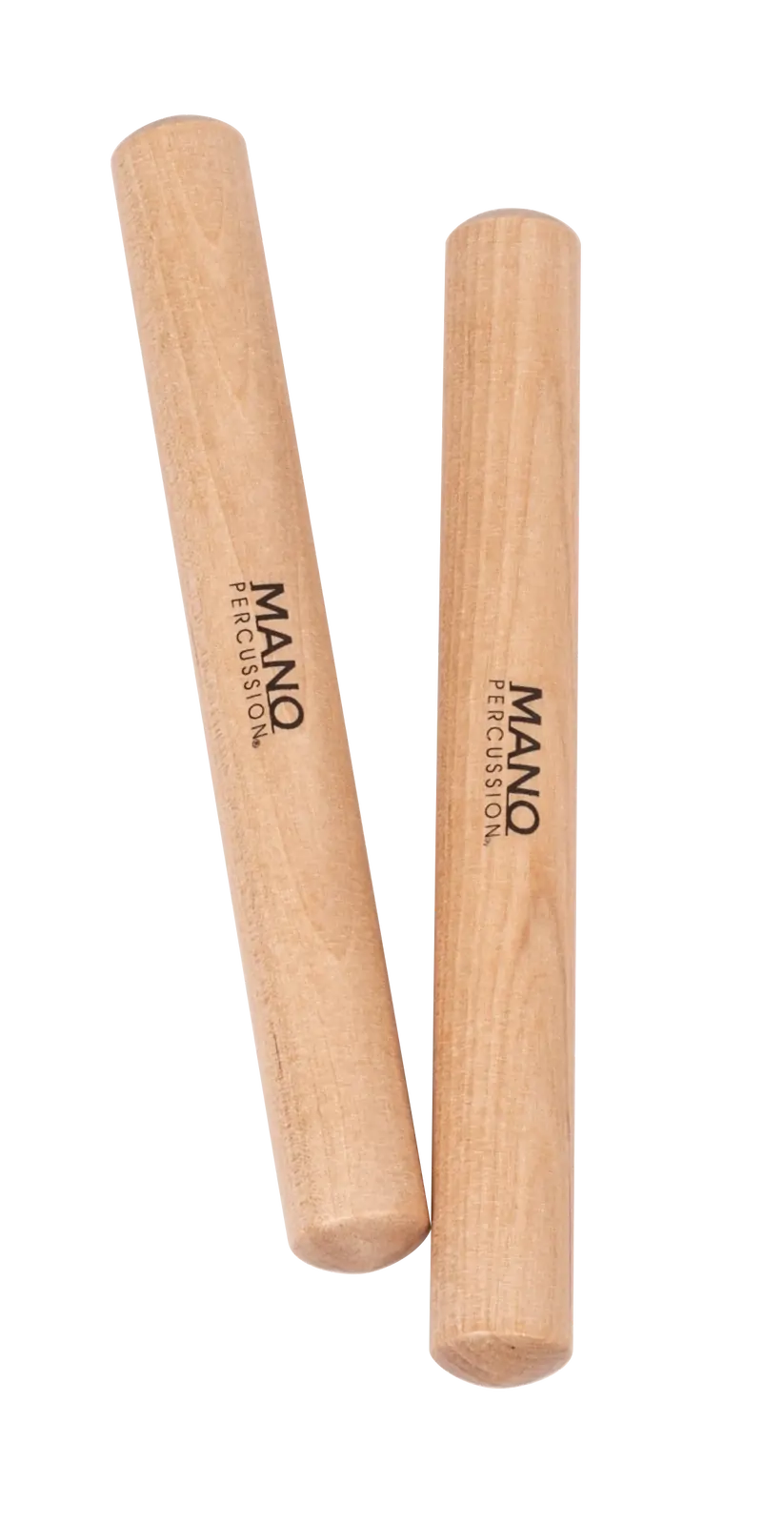 Mano Percussion 08 Inch Claves Natural Satin Finis