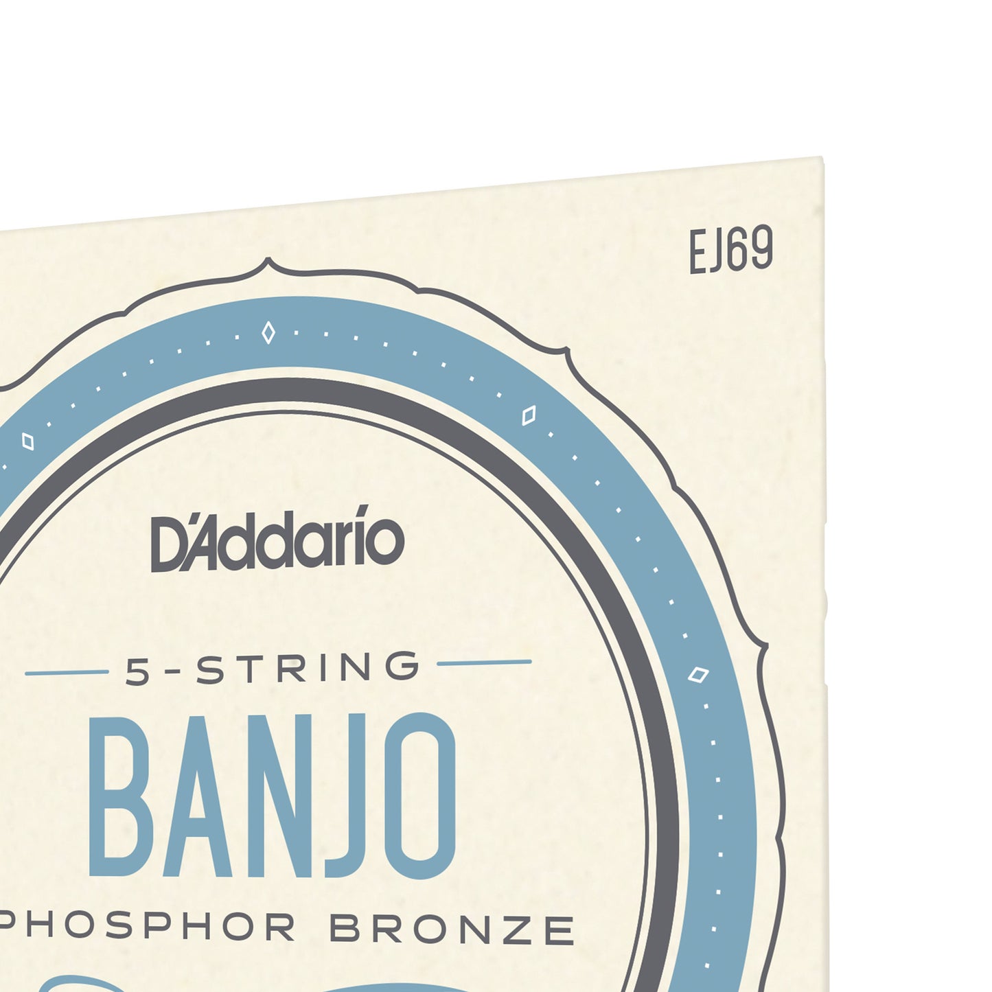 D'Addario EJ69 5-String Banjo Strings, Phosphor Bronze, Light, 9-20