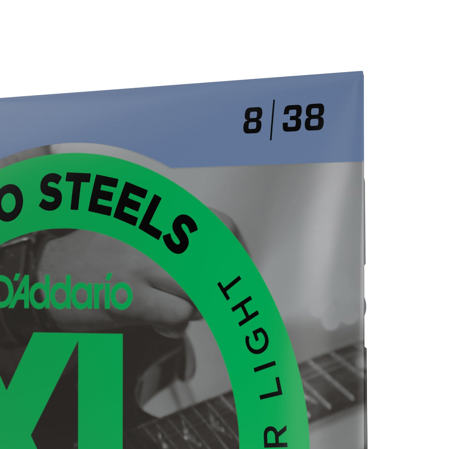 DAddario EPS530 ProSteels Electric Guitar Strings, Extra-Super Light, 08-38