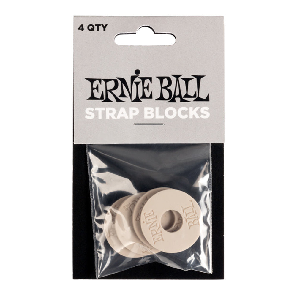 Ernie Ball Strap Blocks (4-pack, Grey)