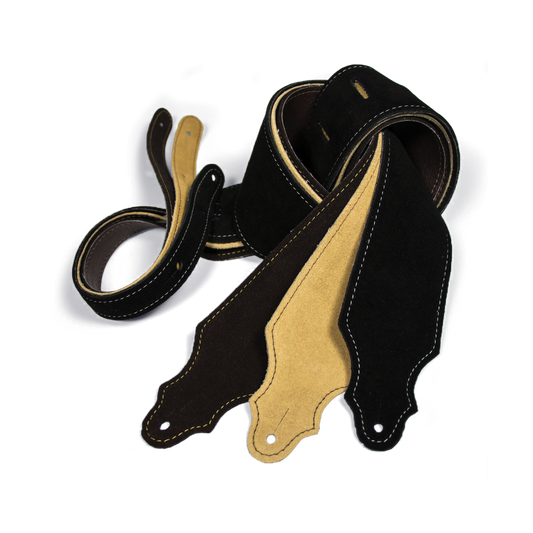 Franklin 2.5 Inch Chocolate Purist Suede Strap with Buck Backing