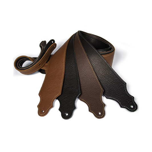 Franklin 2.5 Inch Chocolate Purist Leather Strap with Buck Backing