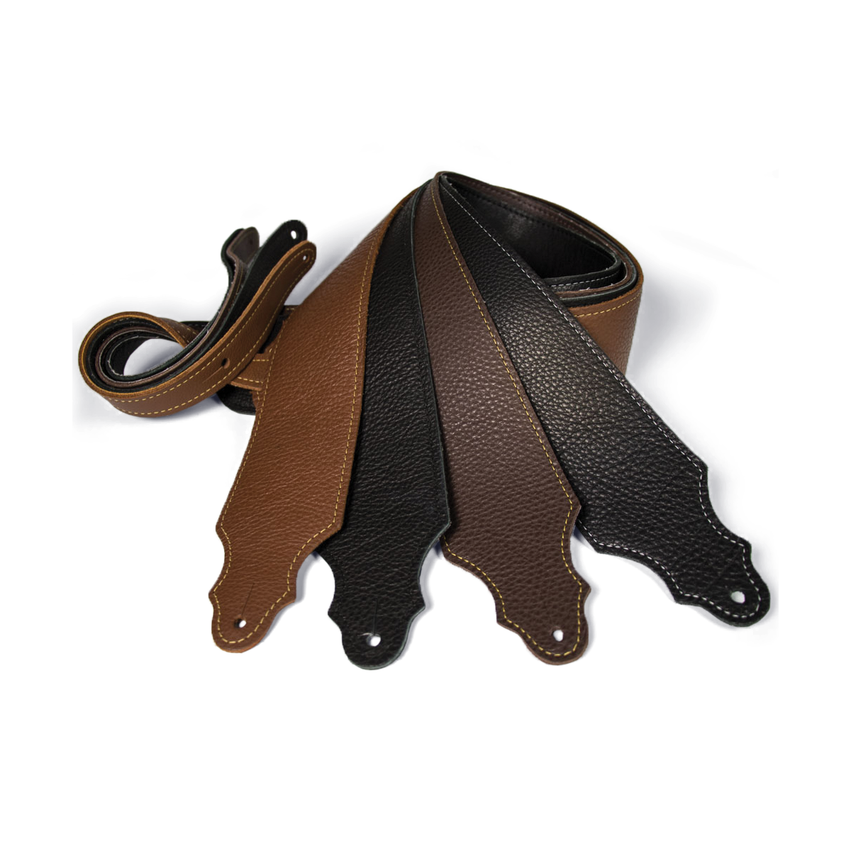 Franklin 3 Inch Caramel Purist Leather Strap with Buck Backing