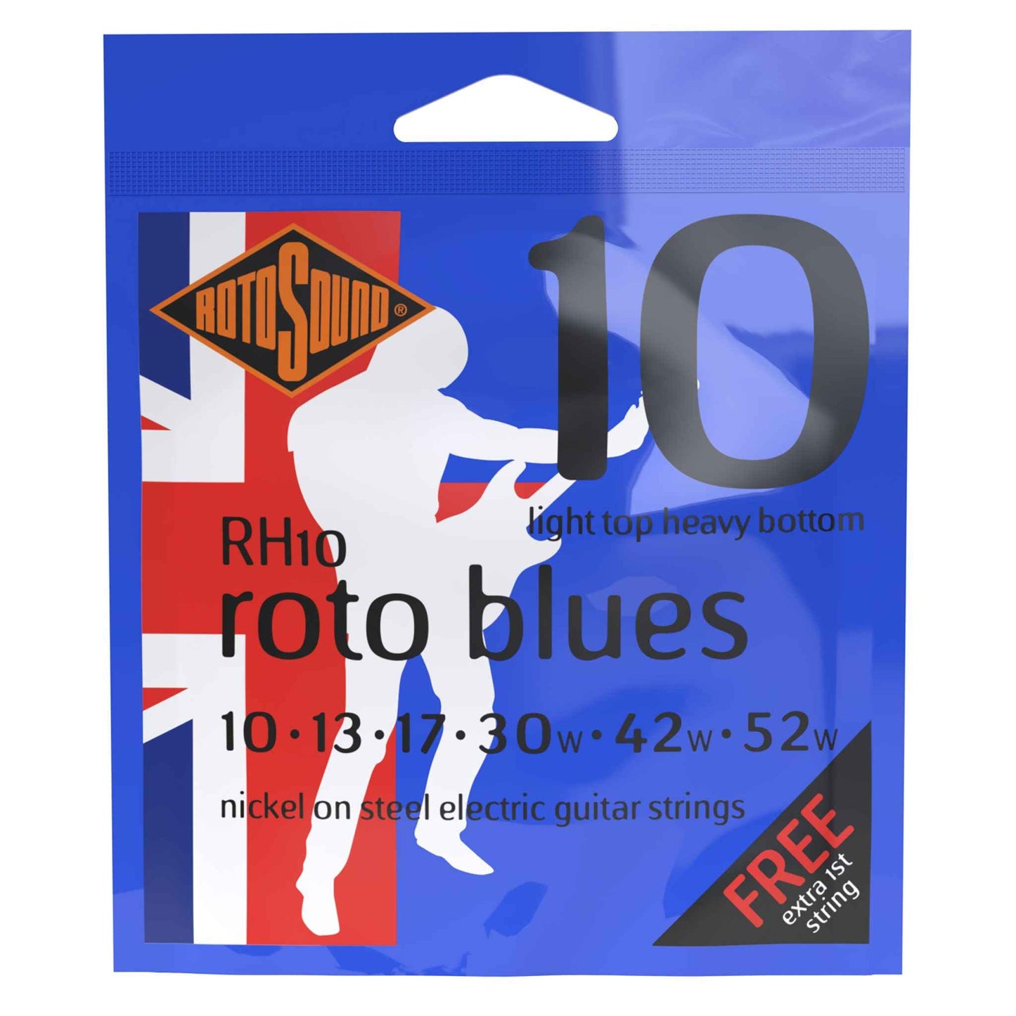 Rotosound RH10 Roto Blues Electric String Set 10- 52