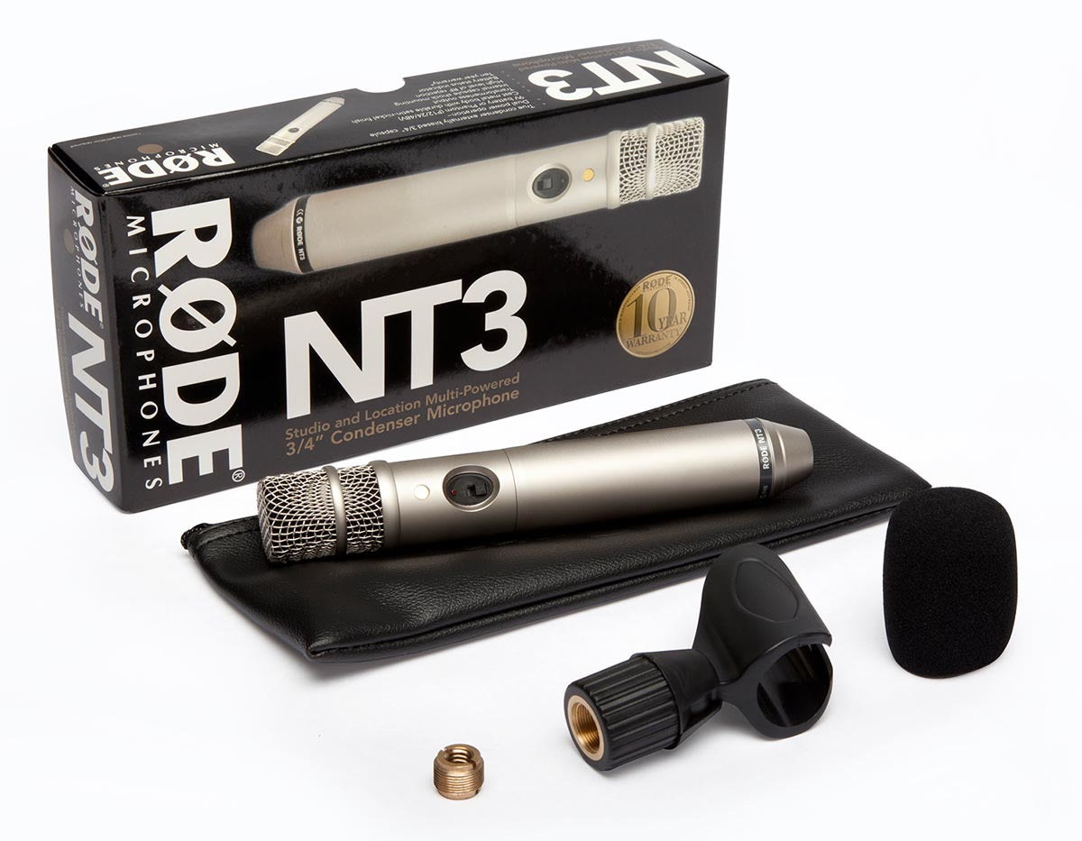 RØDE NT3 – 3/4 Inch Cardioid Condenser Microphone