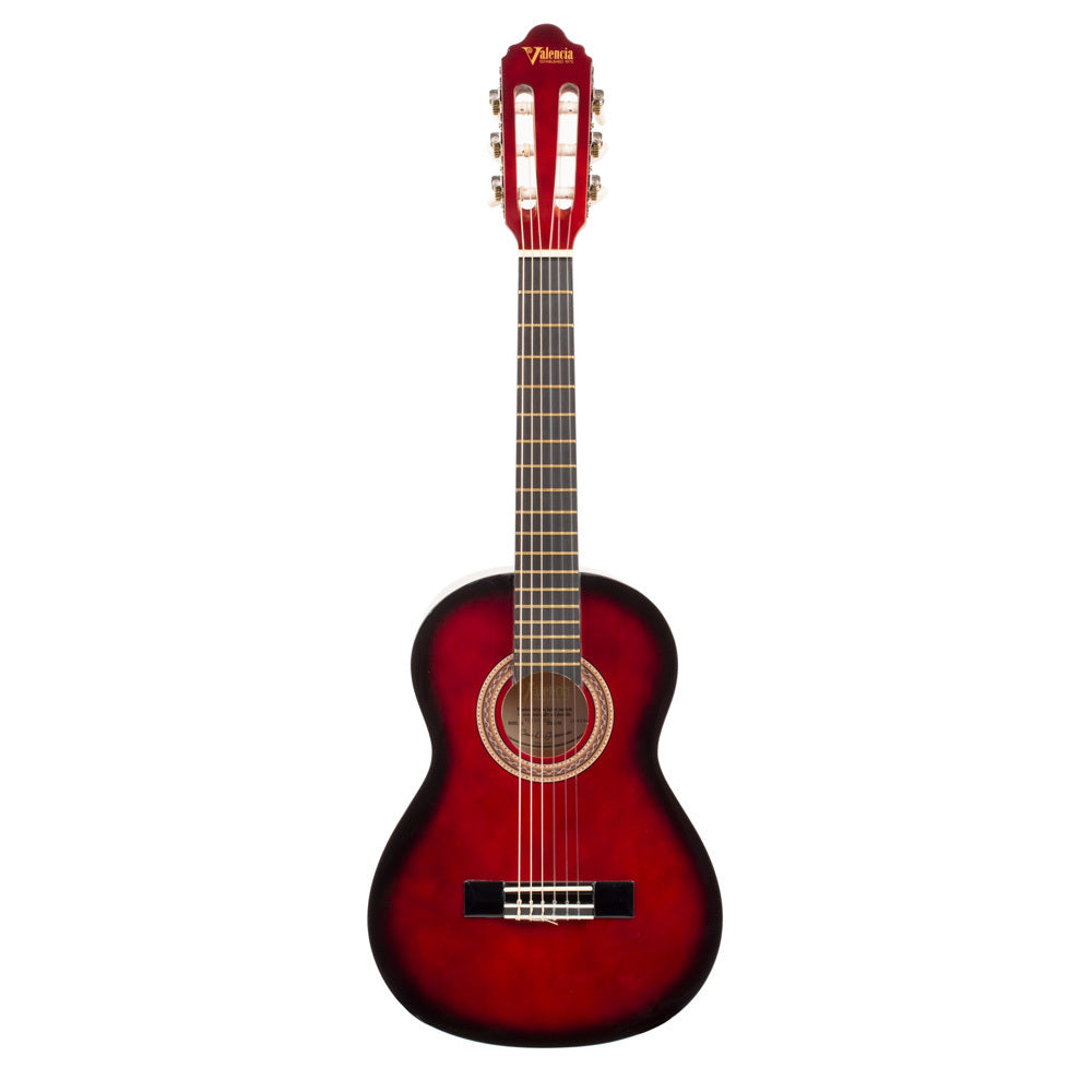 Valencia Series 100 1/4 Size Classical Guitar (Red