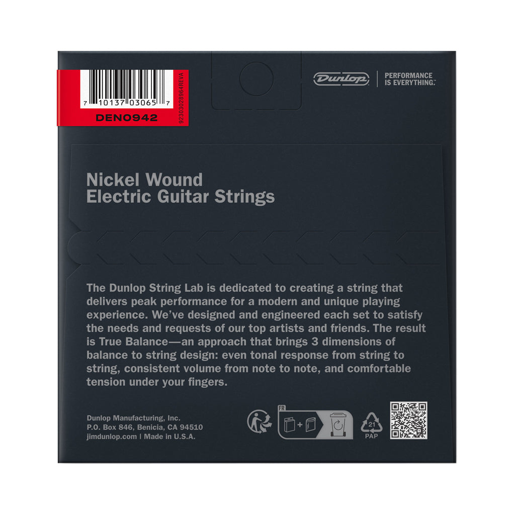 Dunlop DEN942 Electric Guitar Strings – Light 9-42