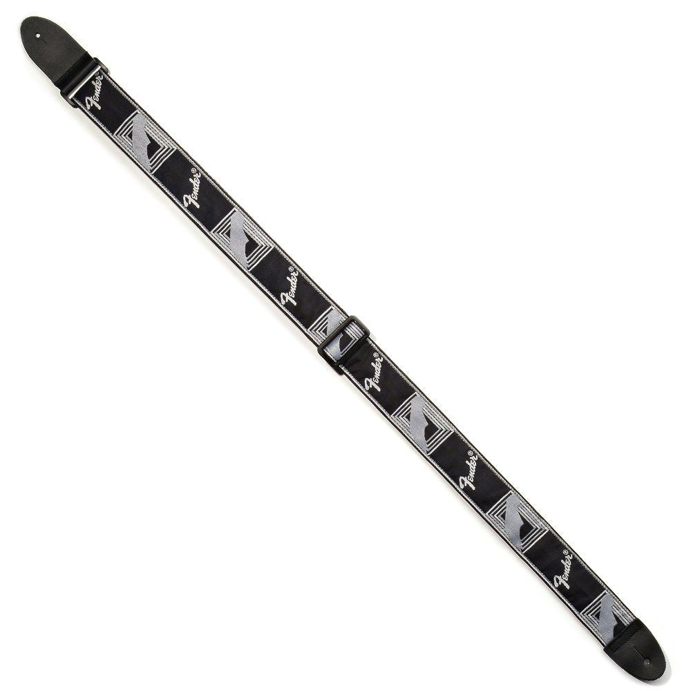 2" Monogrammed Strap (Black/Grey/Dark Grey)