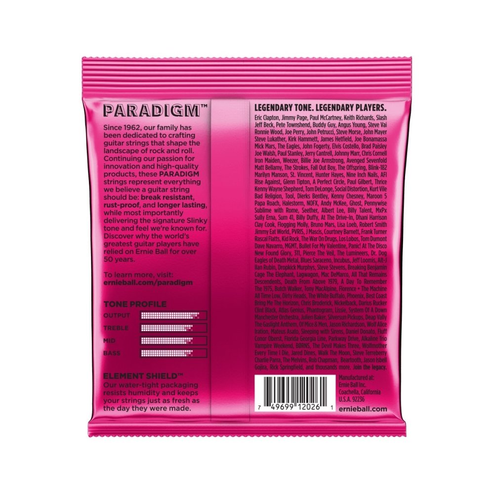 Ernie Ball 'Super Slinky Paradigm Electric Guitar Strings 9-42 Gauge