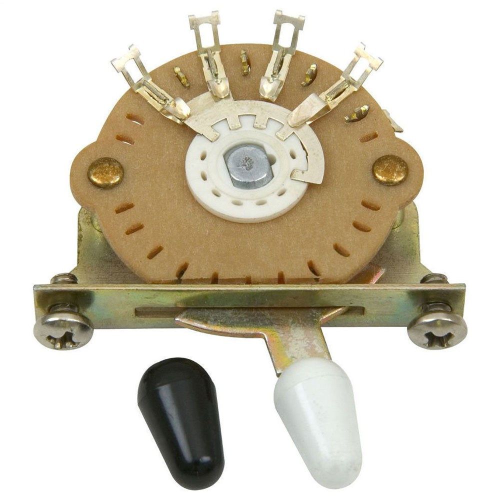 DiMarzio EP1104 5-way Slide Switch - White Cap