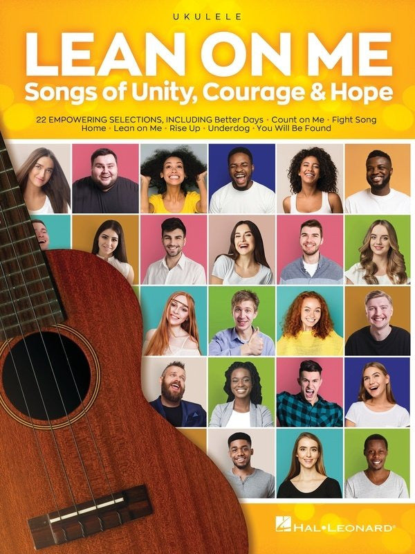 Hal Leonard Lean on Me Songs of Unity, Courage & Hope for Ukulele