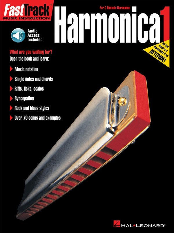 Fasttrack Harmonica Bk 1 BK/OLA