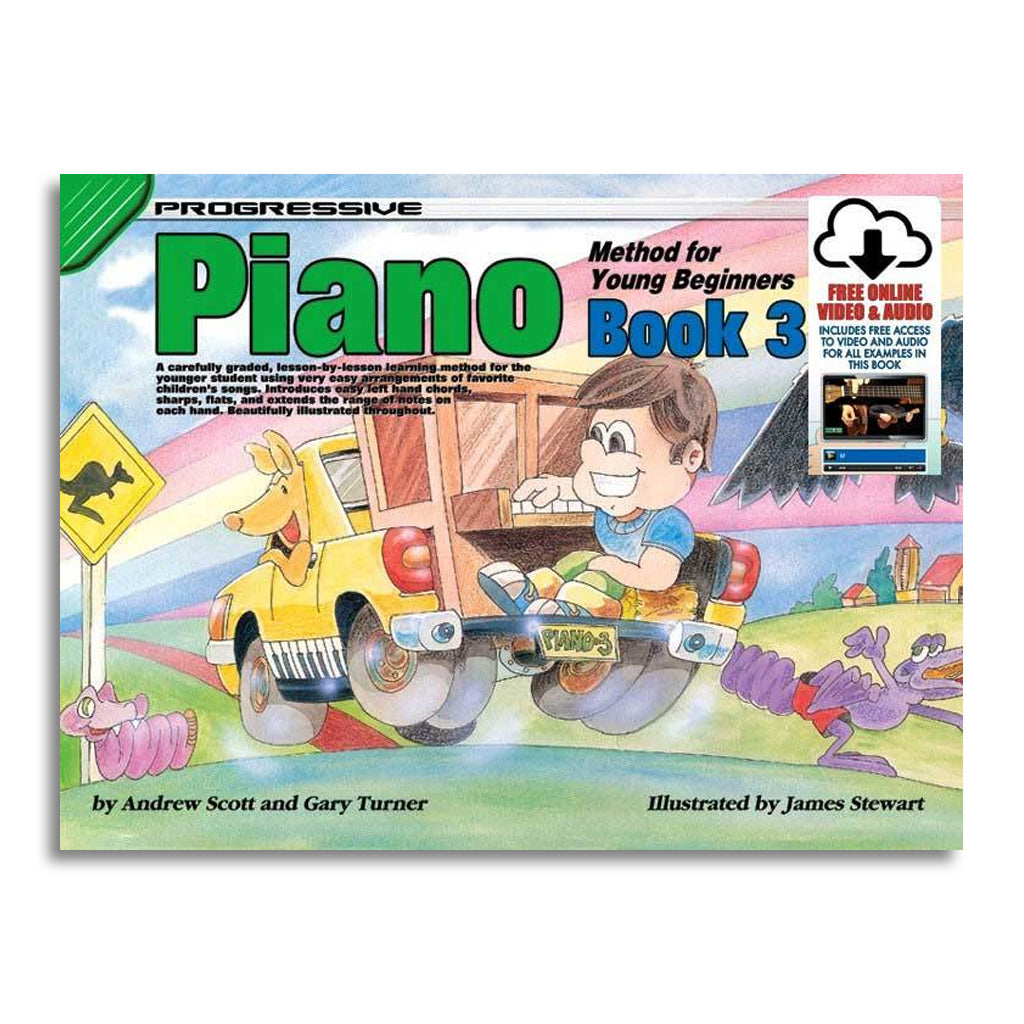 Progressive Piano Book 3 for Young Beginners Book/Online Video & Audio