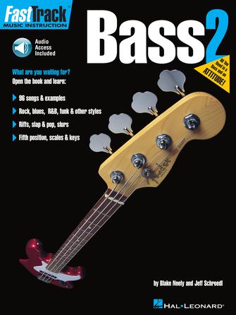 FastTrack Bass Method Book 2 – Book & Online Audio