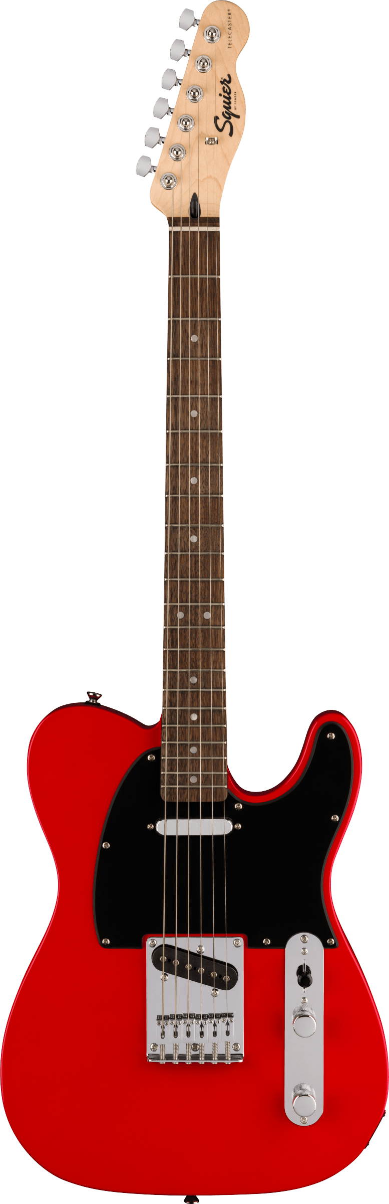 Squier Sonic® Telecaster®, Laurel Fingerboard, Black Pickguard, Torino Red