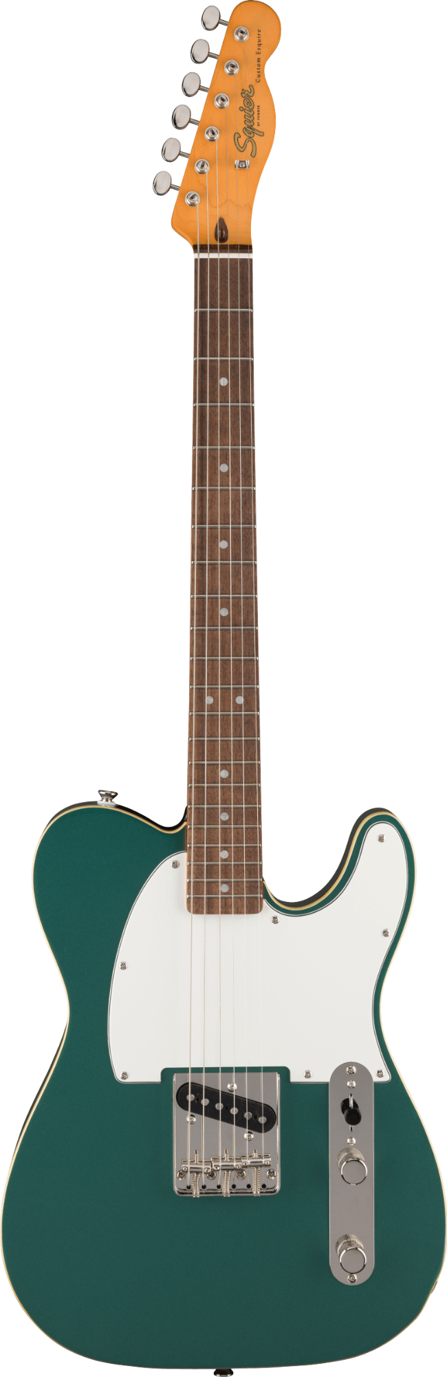 Squier Classic Vibe Custom Esquire - Laurel Fingerboard - Parchment Pickguard - Sherwood Green