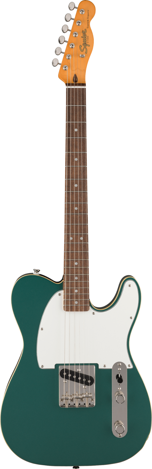 Squier Classic Vibe Custom Esquire - Laurel Fingerboard - Parchment Pickguard - Sherwood Green