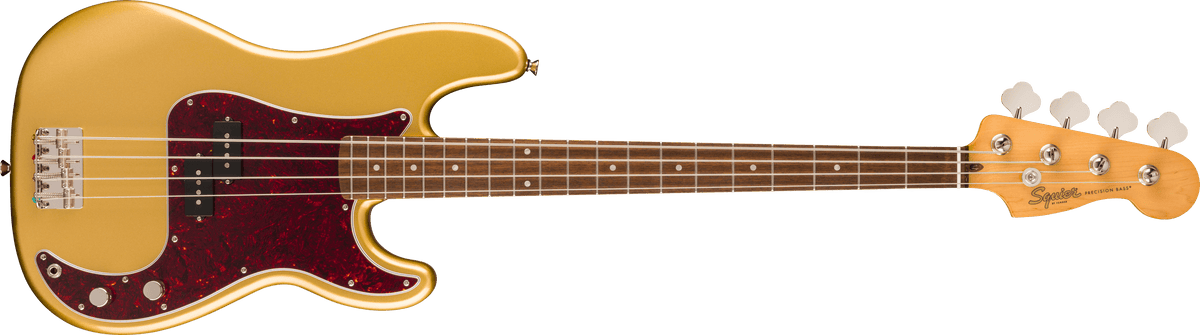 Squier Limited Edition Classic Vibe '60s Precision Bass, Aztec Gold, Laurel fingerboard, front