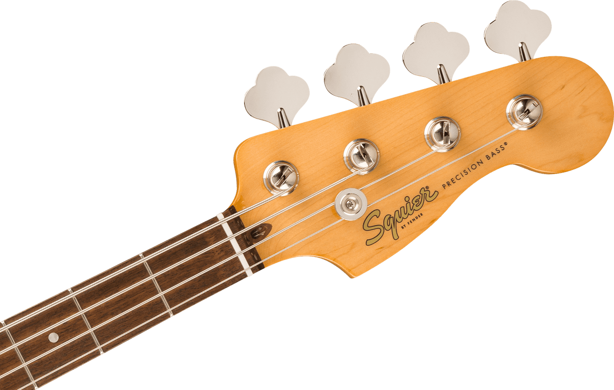 Squier Classic Vibe '60s Precision Bass Aztec Gold, headstock front