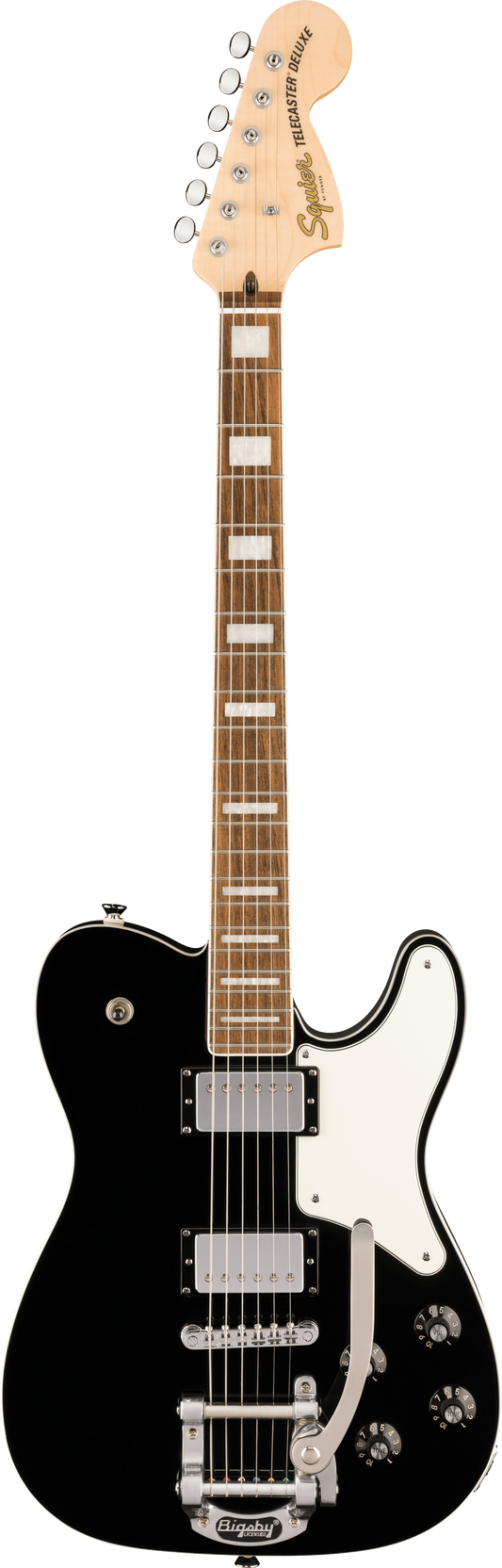 Paranormal Troublemaker Telecaster Deluxe Bigsby LRL PPG BLK