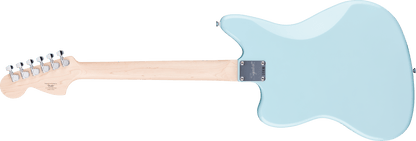 Fender Squier FSR Affinity Series Jaguar Maple Fingerboard White Pickguard Matching Headstock Daphne Blue