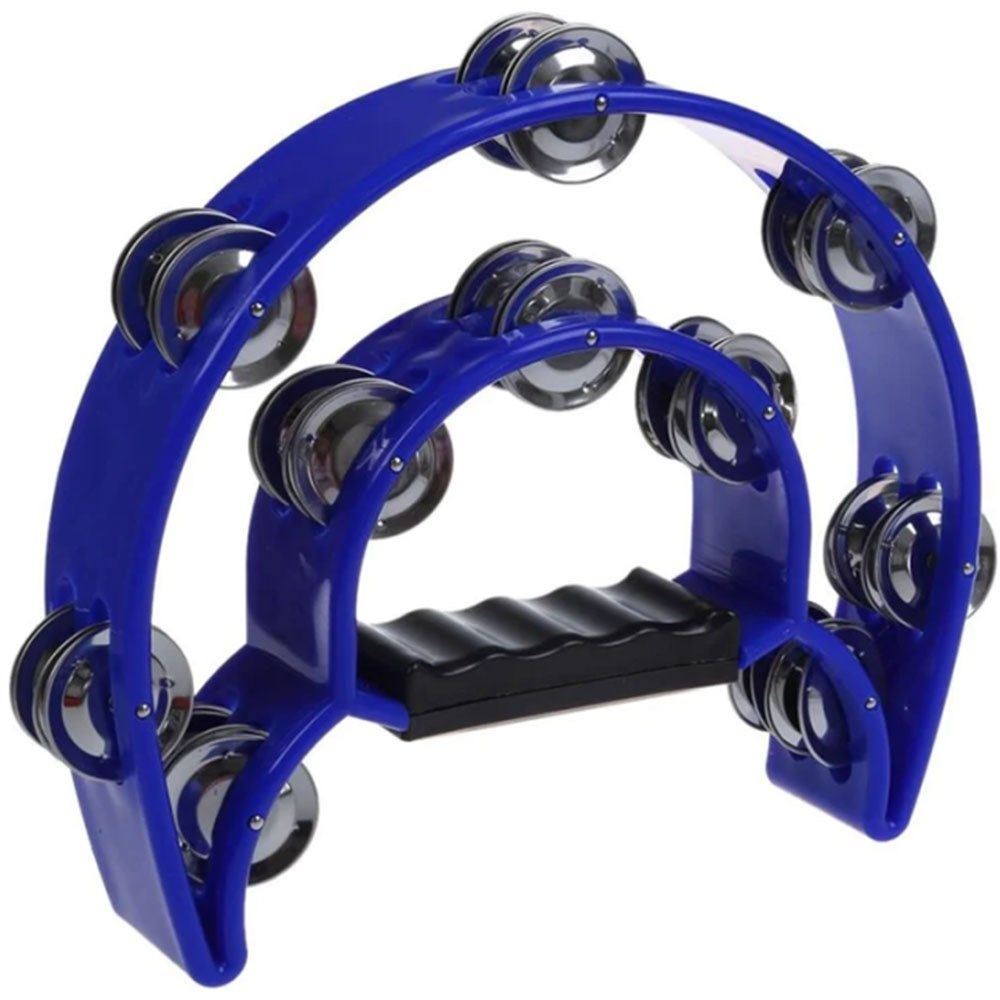 Mano Percussion TMP13BL Double Half-Moon Tambourine