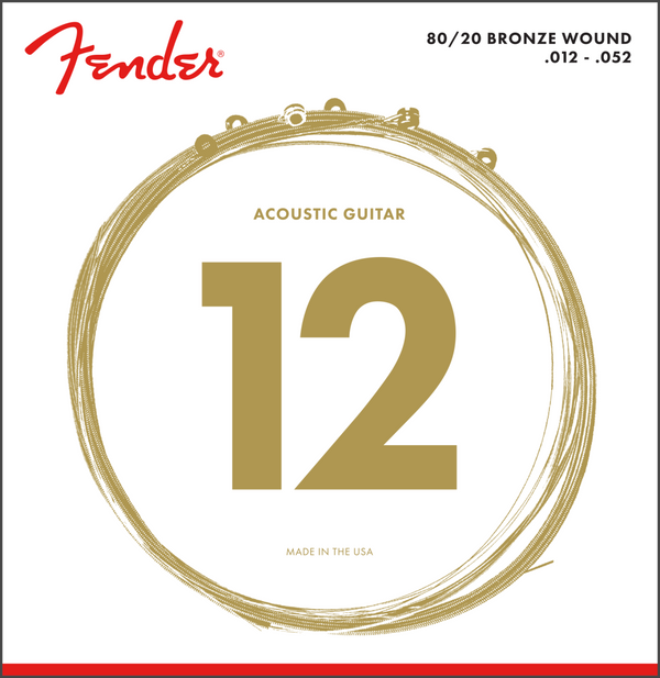 70L 80/20 Bronze Acoustic Guitar Strings - Light (12-52)