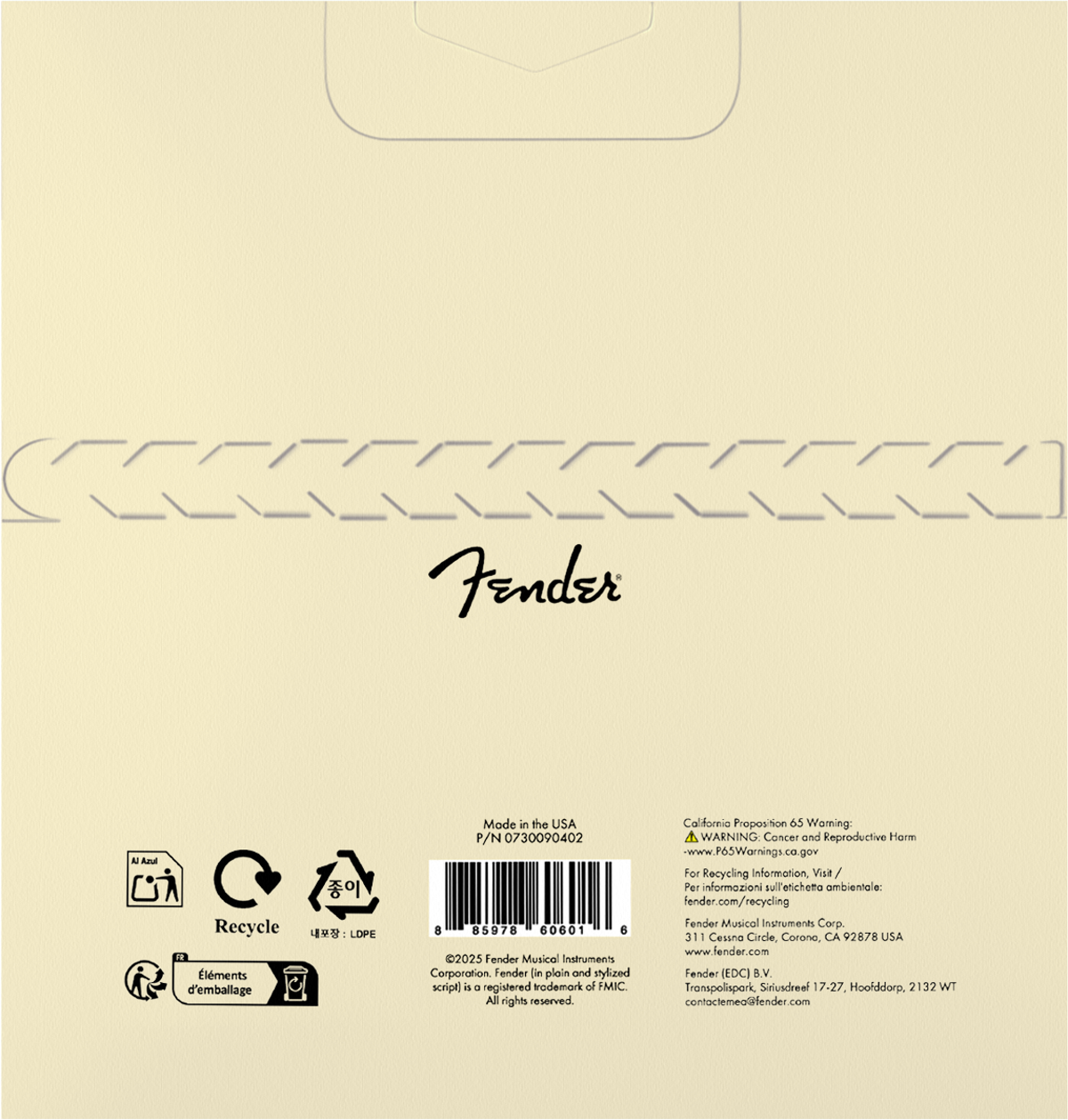 Fender California Coast Soprano Ukulele Strings