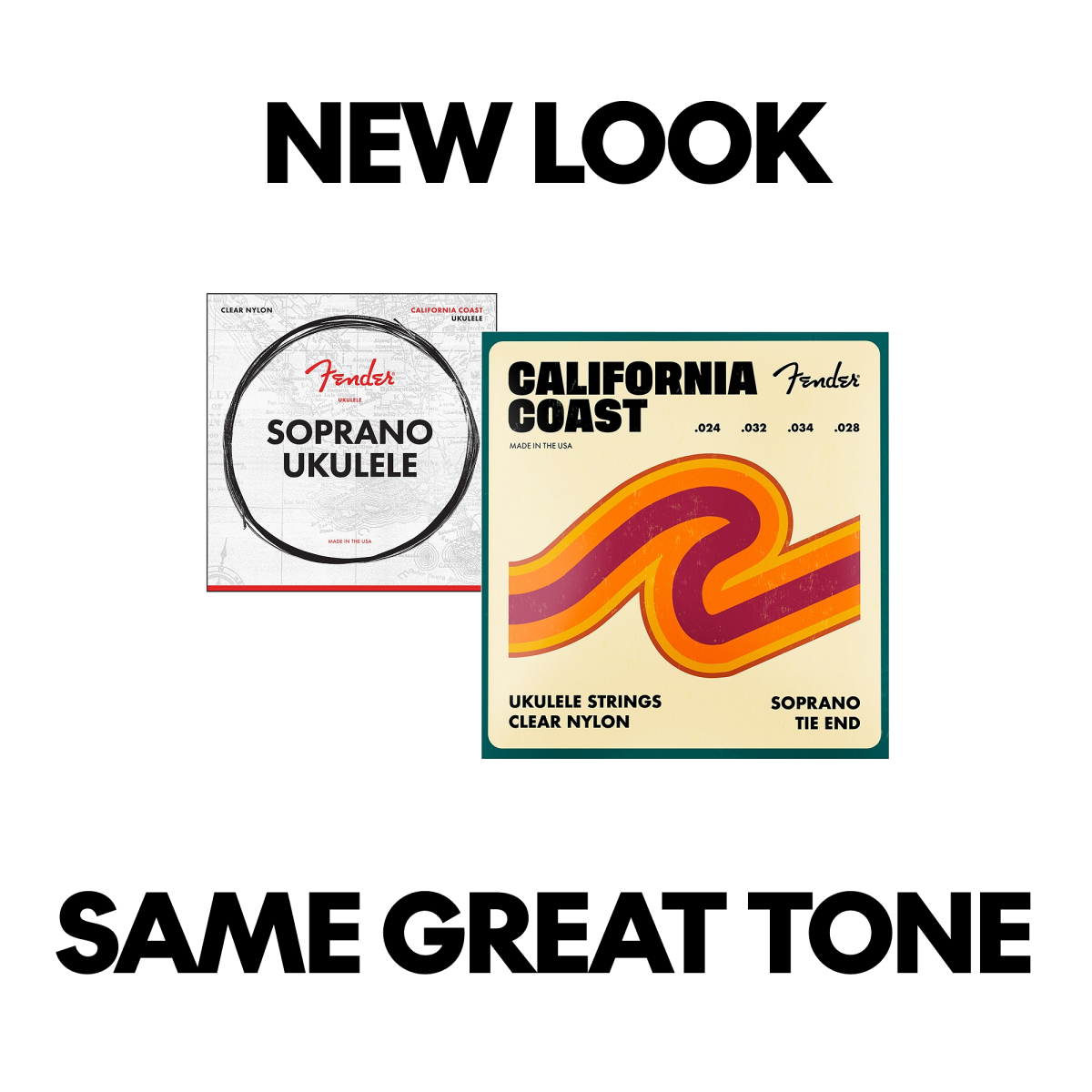 Fender California Coast Soprano Ukulele Strings