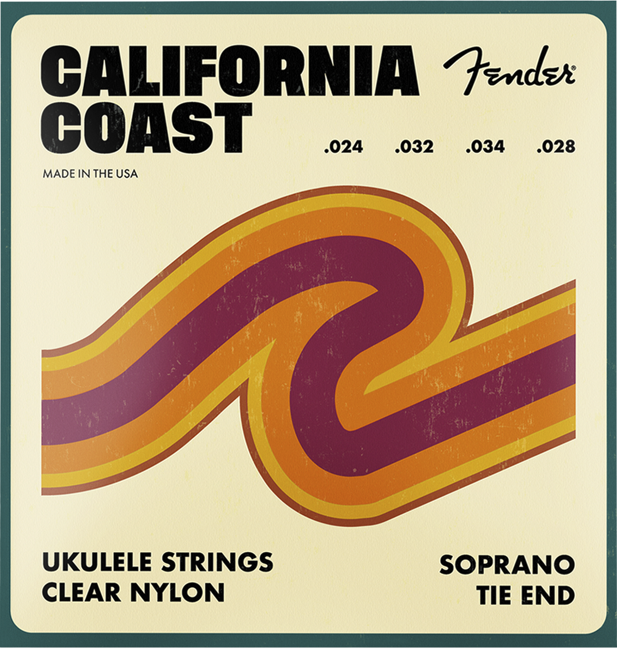 Fender California Coast Soprano Ukulele Strings