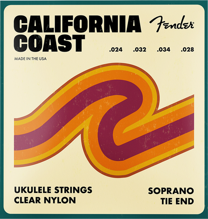 Fender California Coast Soprano Ukulele Strings