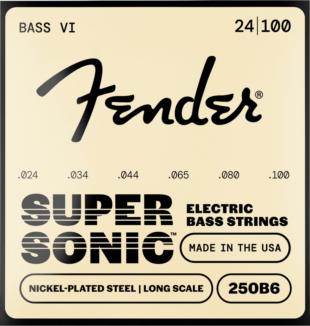 Fender Super 250's Bass VI Strings
