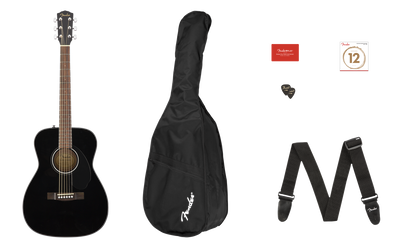 60S Concert Pack V2 (Black) inc Gig Bag / Strings & Picks