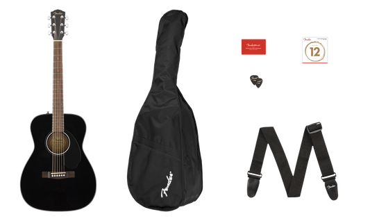 60S Concert Pack V2 (Black) inc Gig Bag / Strings & Picks
