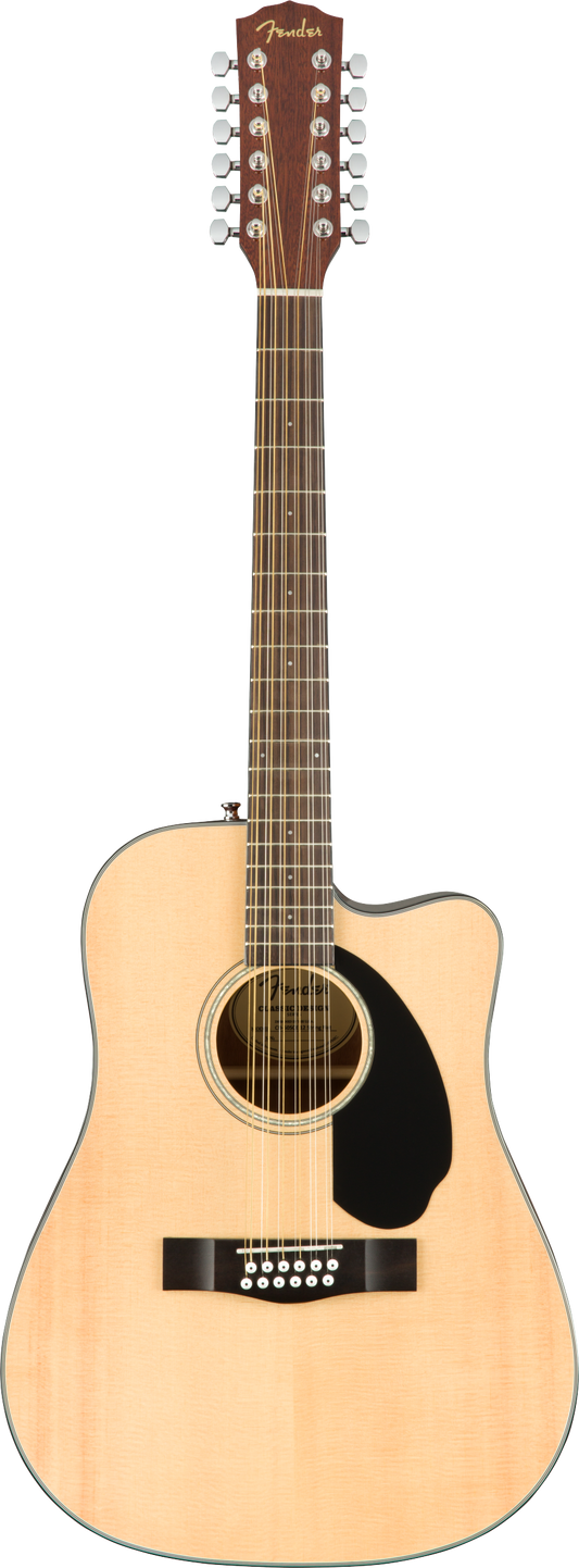 60SCE Dreadnought 12-String Acoustic Guitar w/ Cutaway & Pickup (Natural)
