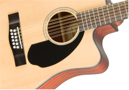 60SCE Dreadnought 12-String Acoustic Guitar w/ Cutaway & Pickup (Natural)