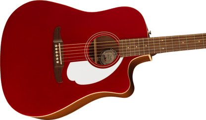 Redondo Player Walnut Fingerboard White Pickguard (Candy Apple Red)