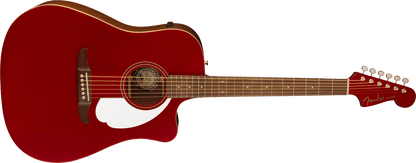Redondo Player Walnut Fingerboard White Pickguard (Candy Apple Red)
