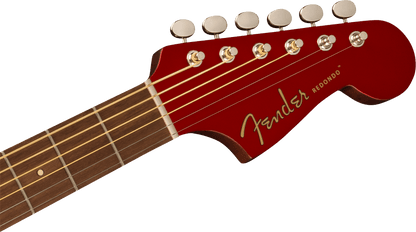 Redondo Player Walnut Fingerboard White Pickguard (Candy Apple Red)