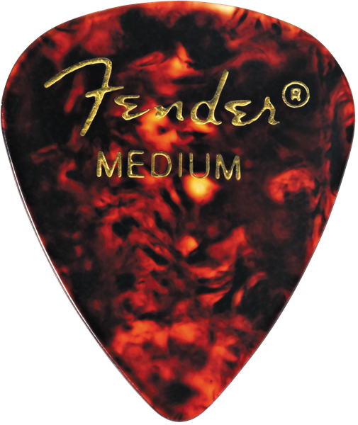 Fender Classic Celluloid Picks, 351 Shape - 12 Pack