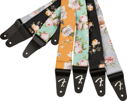 Fender Floral Strap, Marigold, 2 Inch