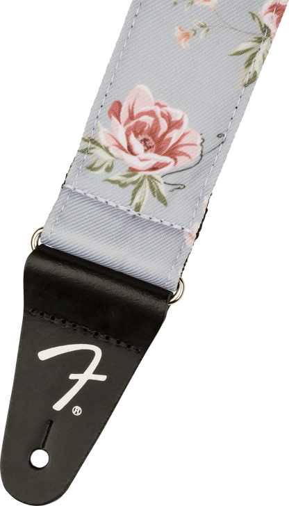 Fender Floral Strap, Gray, 2 Inch