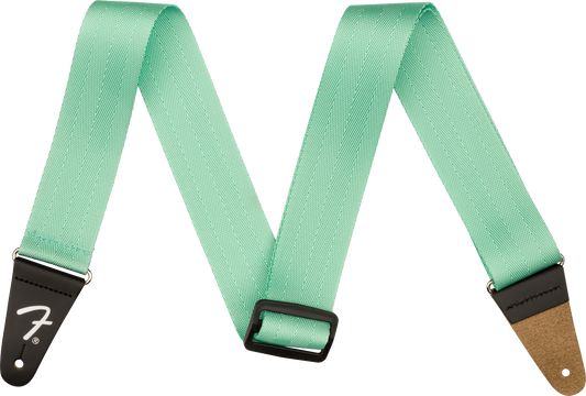 Fender 2 Inch American Professional Seat Belt Strap, Mystic Surf Green