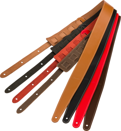 Fender 2 Inch Essentials Leather Strap, Tan